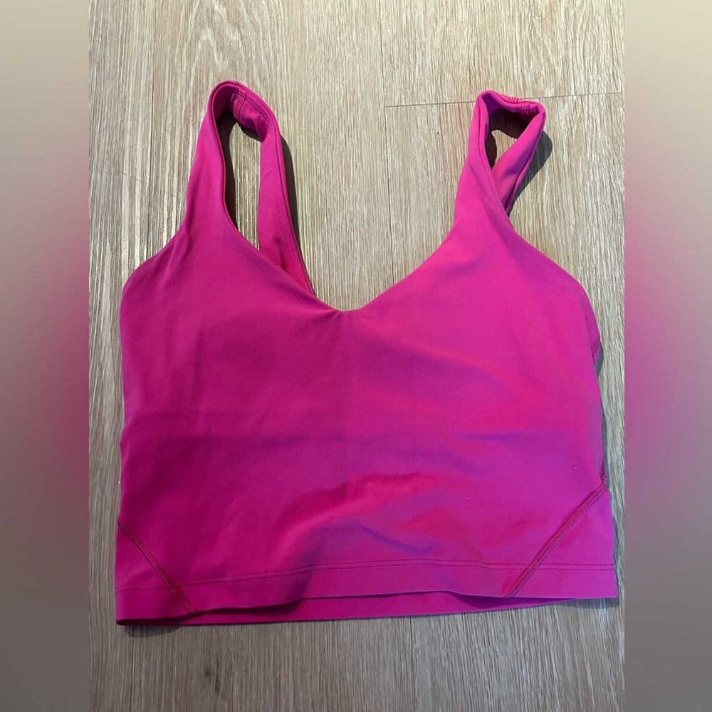 lululemon athletica Vibrant Pink Sports Bra